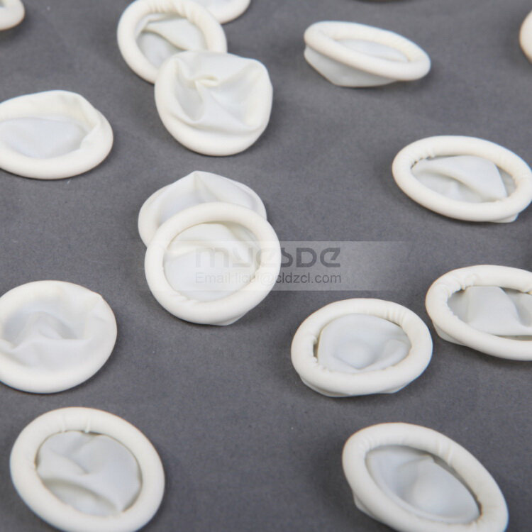 Good price 1440pcs white ESD Rubber Antistatic Work Nitrile Finger Cots Cleanroom Rubber Latex Finger Cots