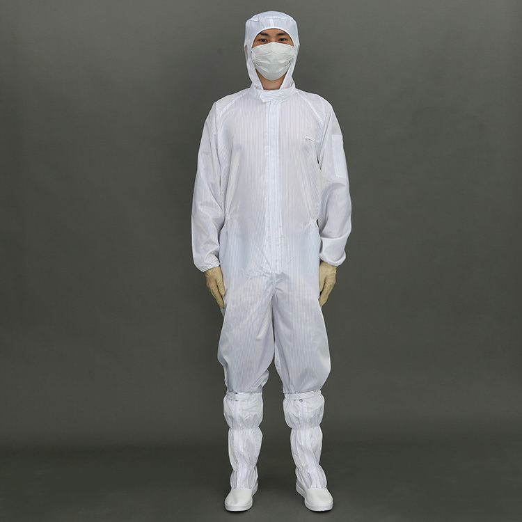 Wholesale Cleanroom Long Sleeve Hooded Esd Protective Clothing Uniforms