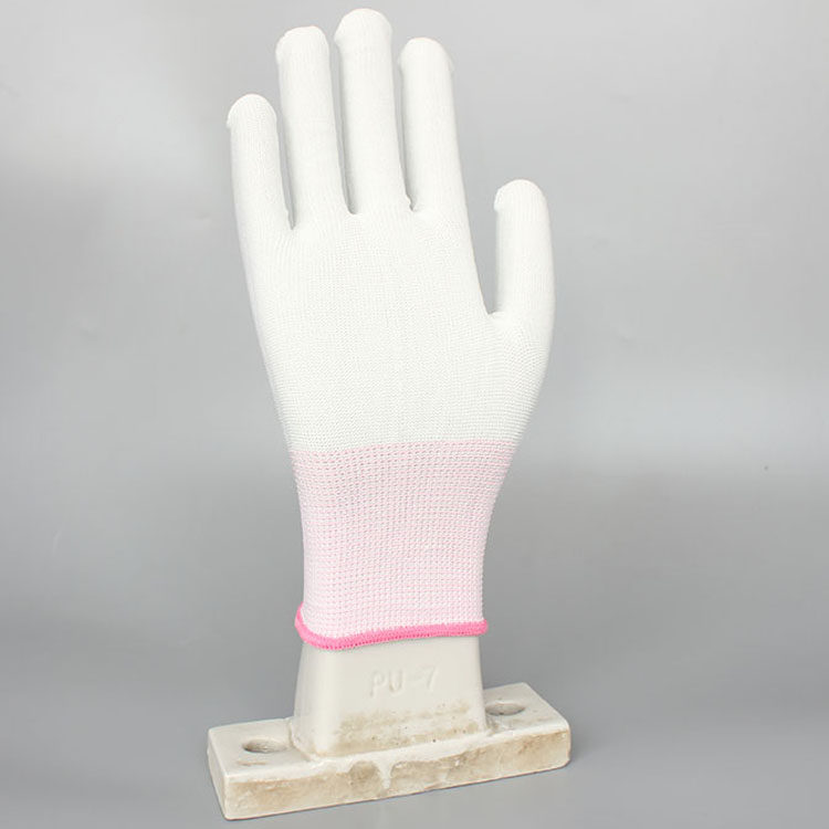 Hot Sale Seamless Esd Pu Palm Fit Coated Gloves