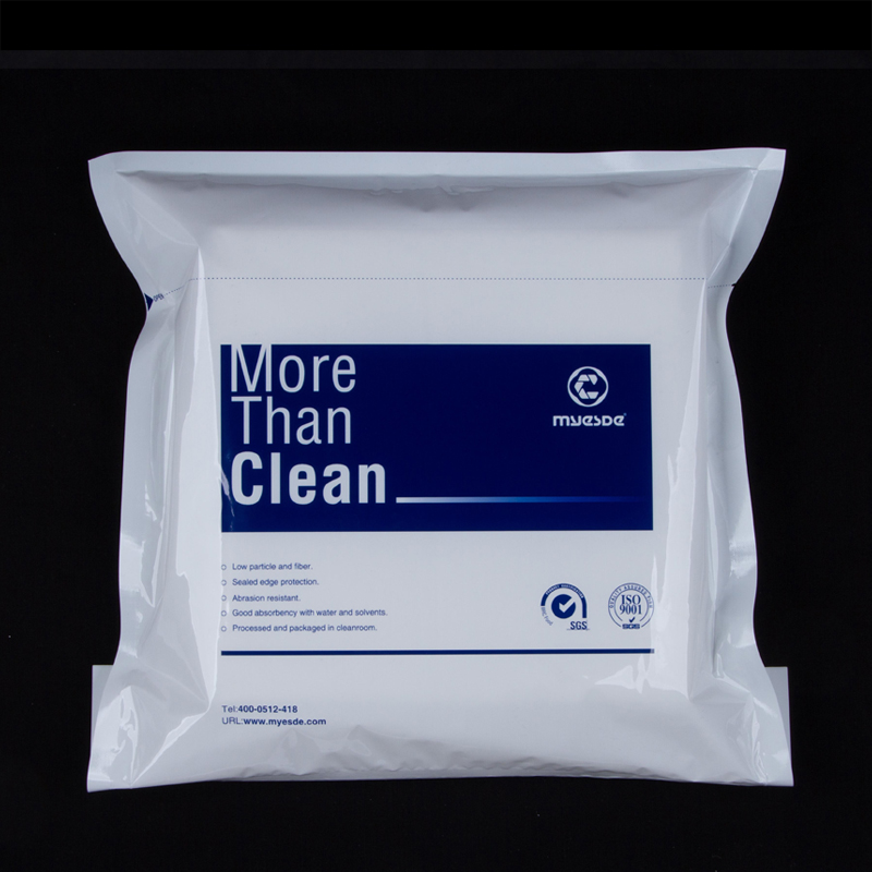 9*9inch 145gsm Cleaning Wiper Cleanroom polyester Microfiber Wiper Cleanroom Lint Free Polyester Wipes