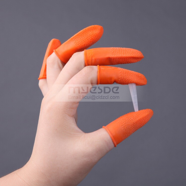 Disposable Antistatic Powder Free Latex Finger Cots