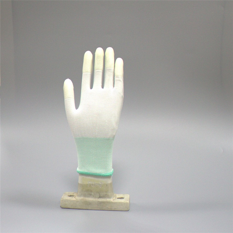 High Quality Pu Coated Glove Pu Finger Coated Glove Antistatic Glove