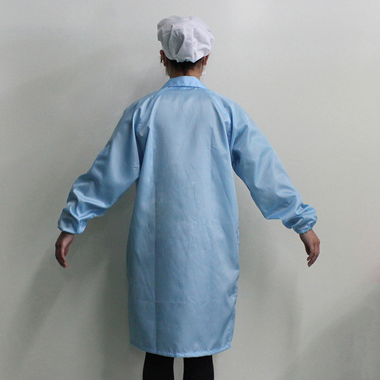 wholesale Polyester Esd Antistatic Cleanroom smock