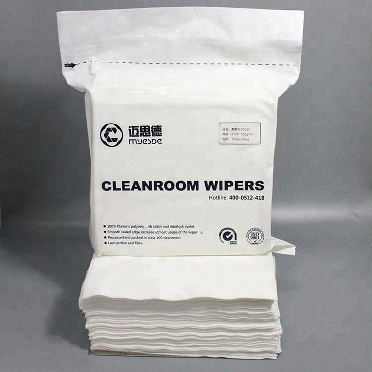High Quality 100% Polyester Clean Room Dustless Knitted Wipers