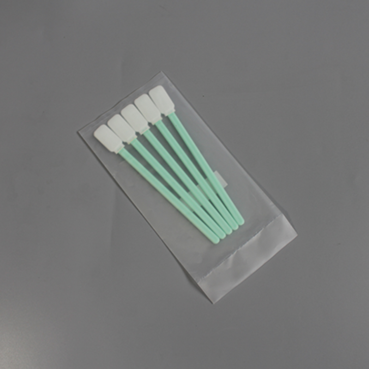 Knitted Polyester Clean Head Cleanroom Keyboard Cleaning Swab