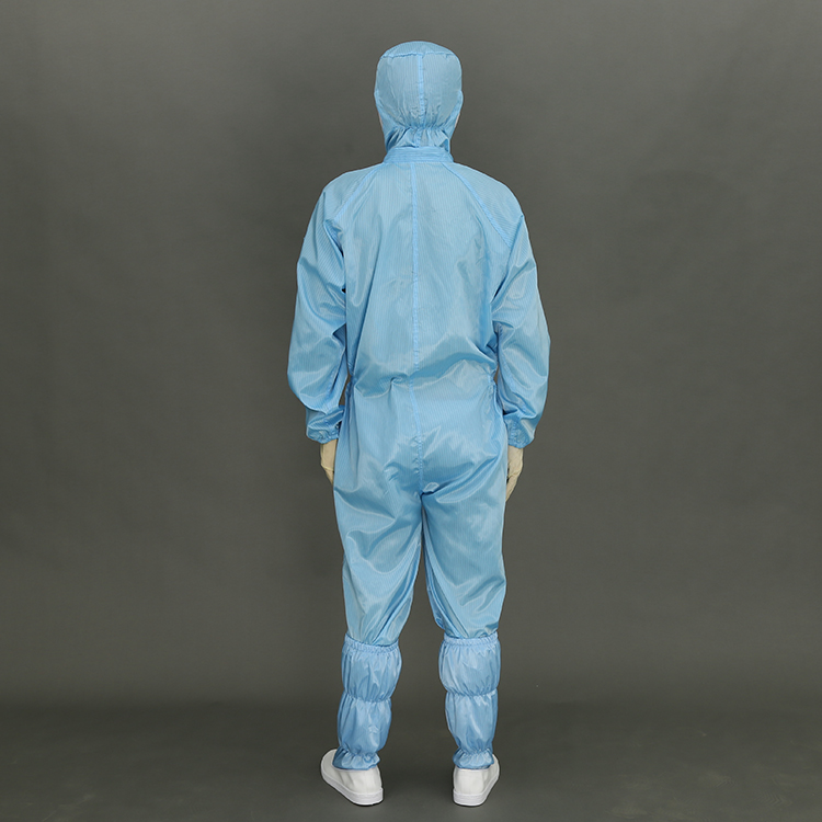 Hot selling Long Sleeve Polyester Jacket T Shirt And Pants Cleanroom Suit