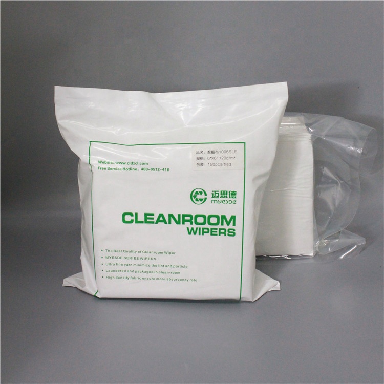 Best-selling 9inch 115g lint Free 100% Polyester Cleanroom Wiper