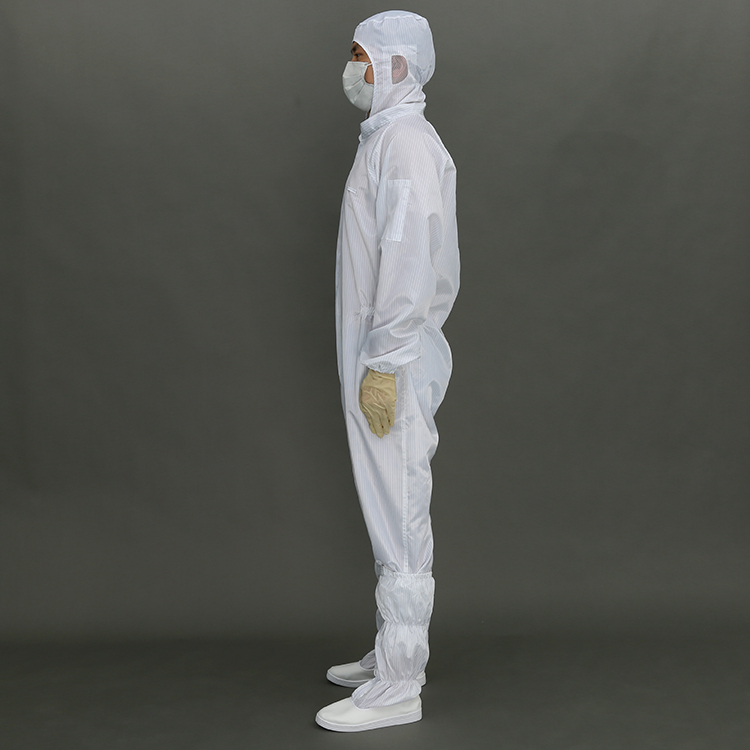 Antistatic Esd Jacket And Pants Cleanroom Suit Lint Free Smock