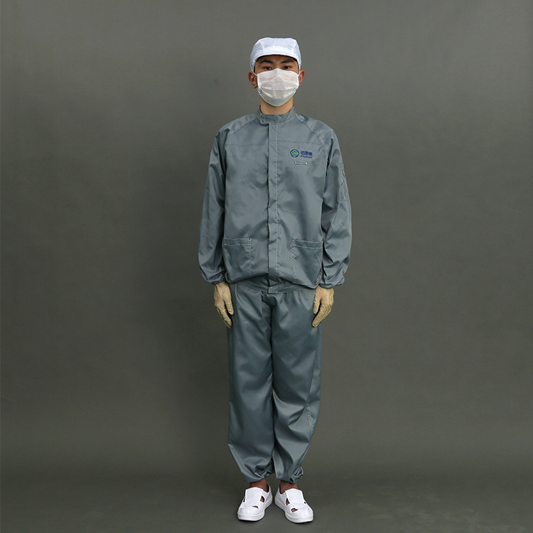 Hot selling Protective AntiStatic Stand Collar Cleanroom Suit