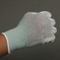 Antistatic PU Plam Coating Glove Carbon Fiber ESD pu top fitted gloves