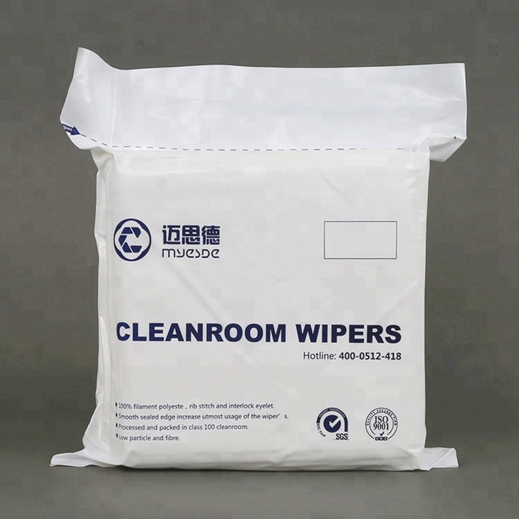 Polyester Wiper 9X9,Laser Cut Polyester Cleanroom Wipers