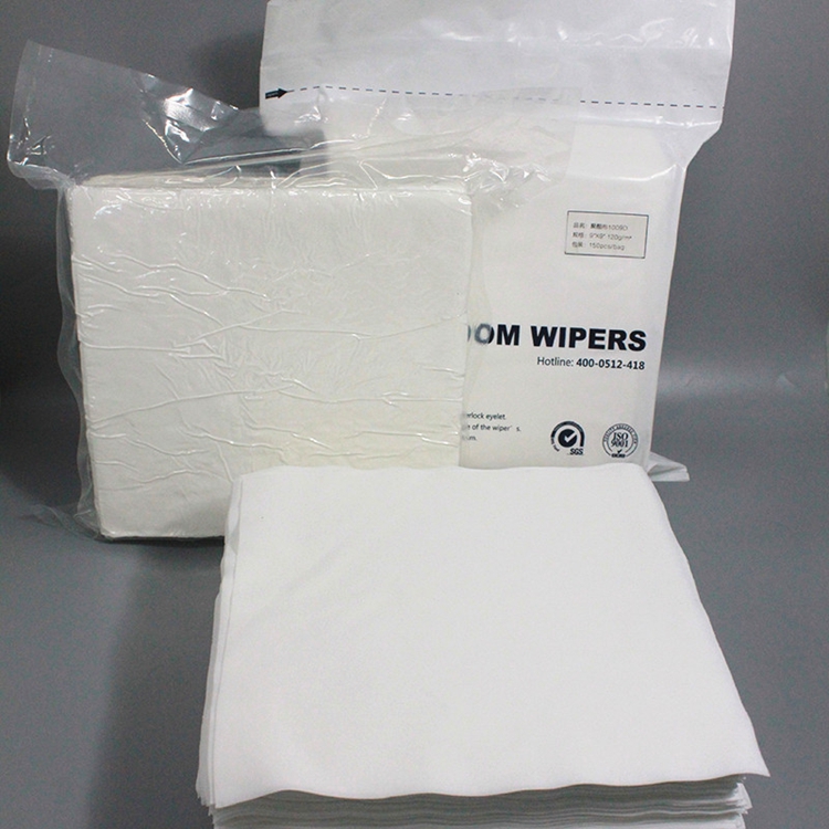 Hot Sales 100% Polyester Cleanroom Manufactured Wiper 100% Polyester Cleanroom Non Dust Wiper