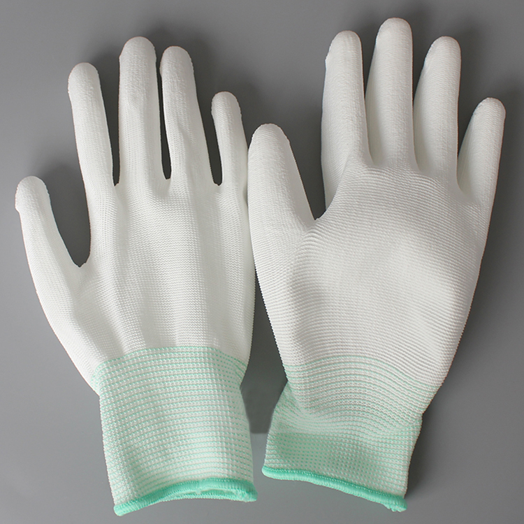 High Quality Pu Coated Gloves,Top Fit Gloves,Nylon Fingertip Coated Gloves