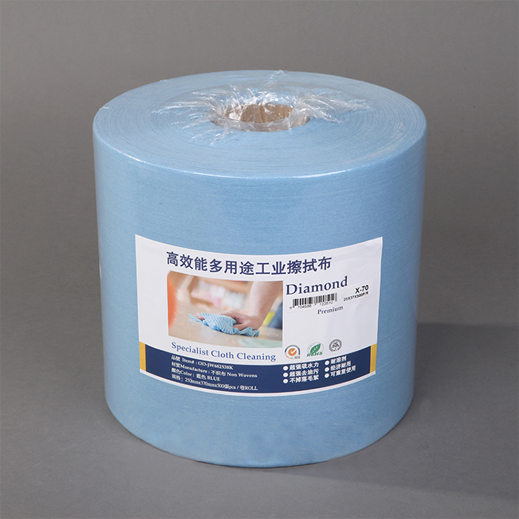 Hot Sale Jumbo Roll Wipes Blue Wipers Paper Roll