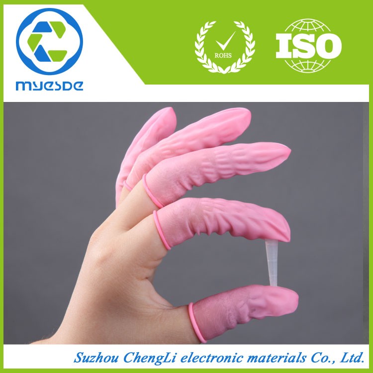 Malaysia Electronic Cleanroom Yellow Latex Finger Cots