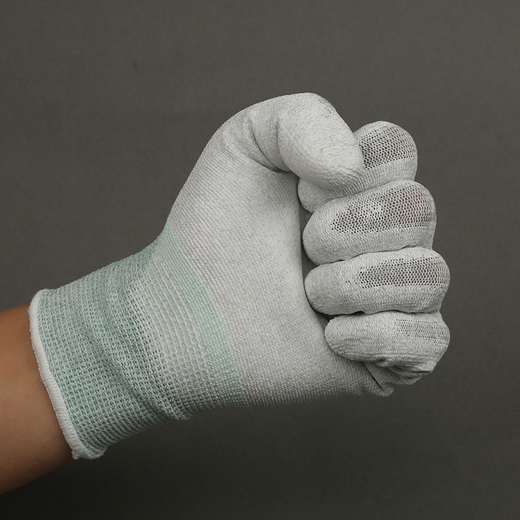 Non-slip Lint Free Palm Fit Gloves Industrial Work Glove