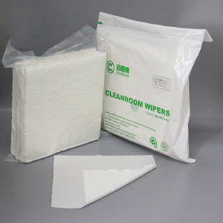 Hot Sales White 6*6 Microfiber Dustless Cleanroom Wiper Cloth