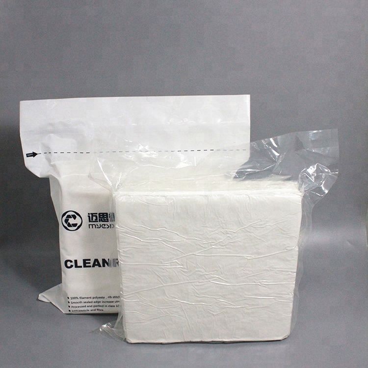 1009 Dustless 100% Polyester Wiping Cloth Fabric Cleanroom Wiper