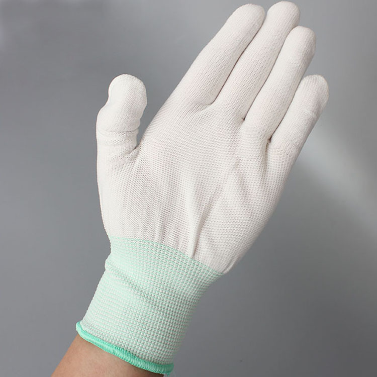 High Quality Dust Free Polyester Gloves For Cleanroom,Esd Palm Fit Safety Gloves