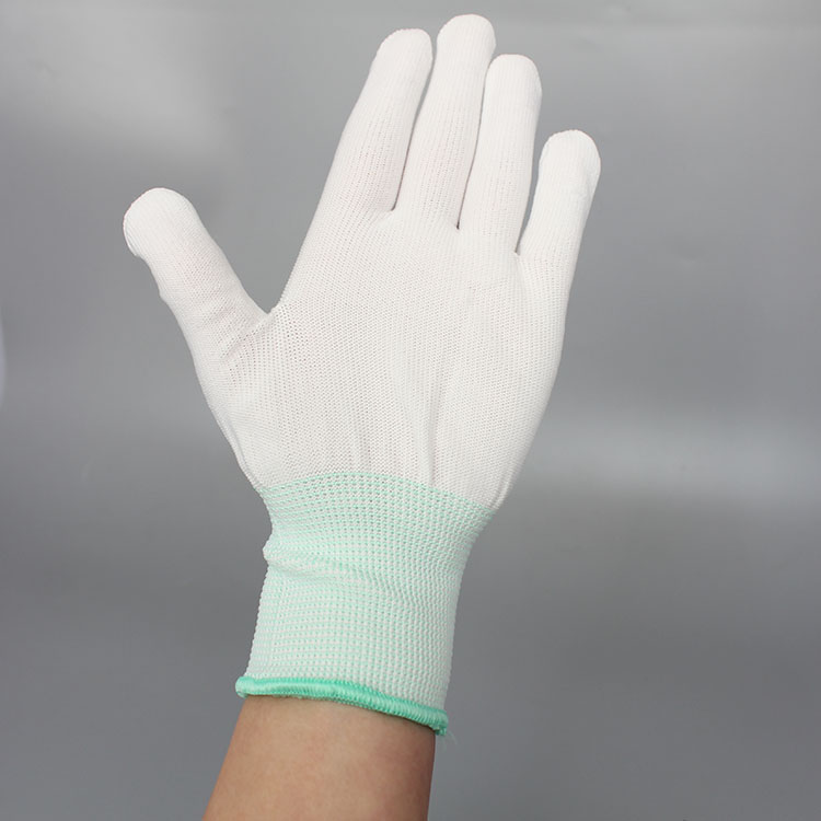 Stable Quality Pu Fingers Work Gloves