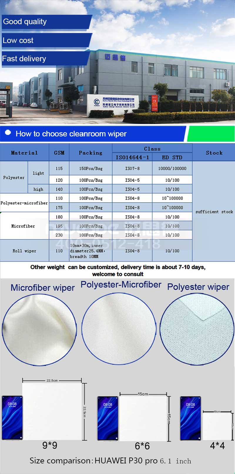 CLEANROOM WIPES – Suzhou Myesde Ultra Clean Technology Co., Ltd