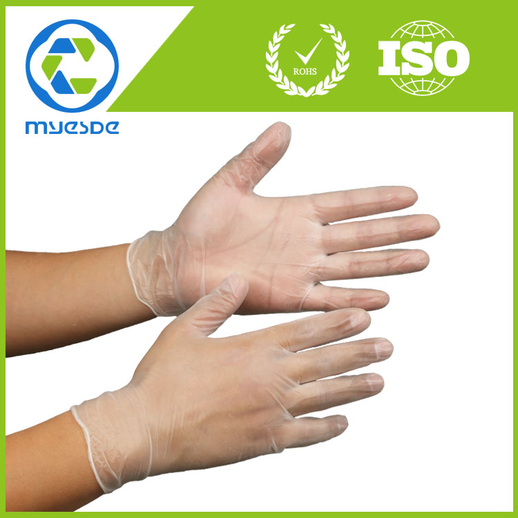 PVC Gloves Disposable Safety Medical Examination Vinyl Gloves
