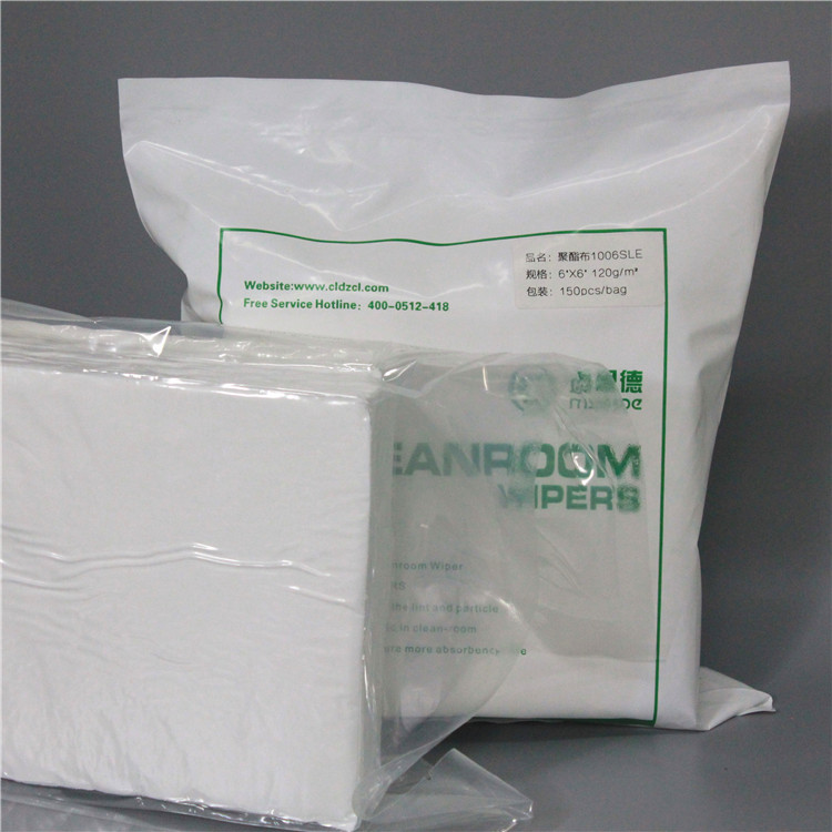 Wholesale Industry Cleanroom disposable Polyester wipe