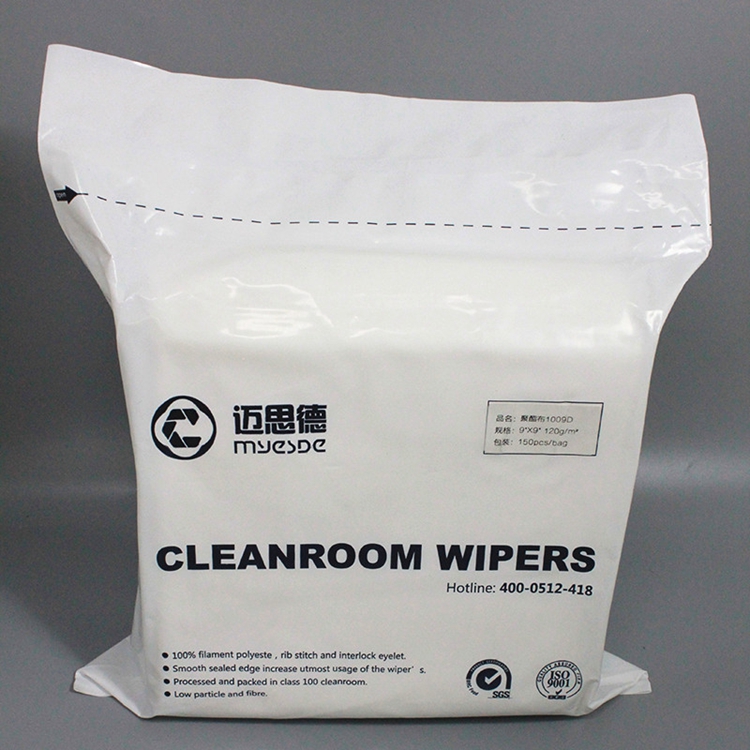 100% Polyester Cleanroom Cleaning Wiper Cloth
