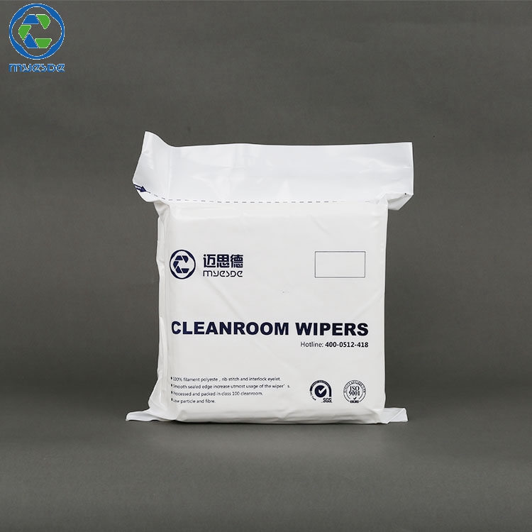 125g 9inch class 100 Printhead Anti Dust Cloth Laser Cut Class Cleanroom Wiper cleaning wipes