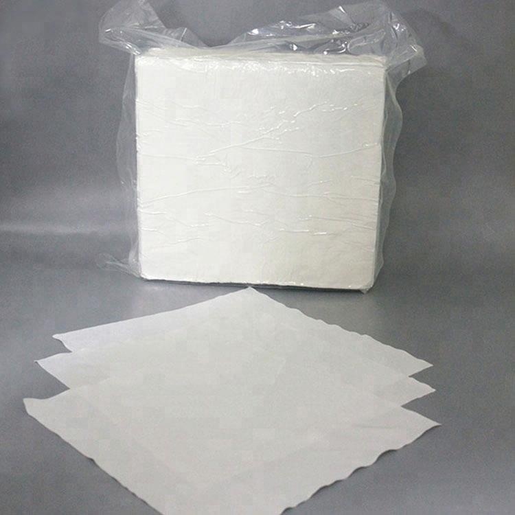Hot Sale Industry Cleanroom 100% Polyester Knitted Wipers Clean Lens