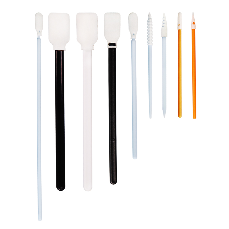 Good Quality Free Samples Disposable Lint Free 6.3" Long Handle Clean Room Swab For Electronics Industry