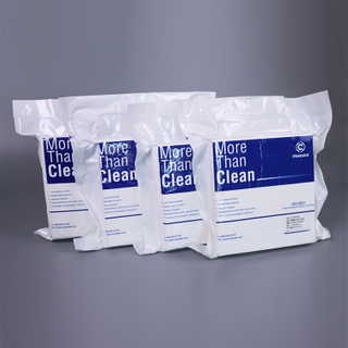 6Inch 100pcs 120Gsm 100% polyester cleanroom clean wiper soft and absorbent